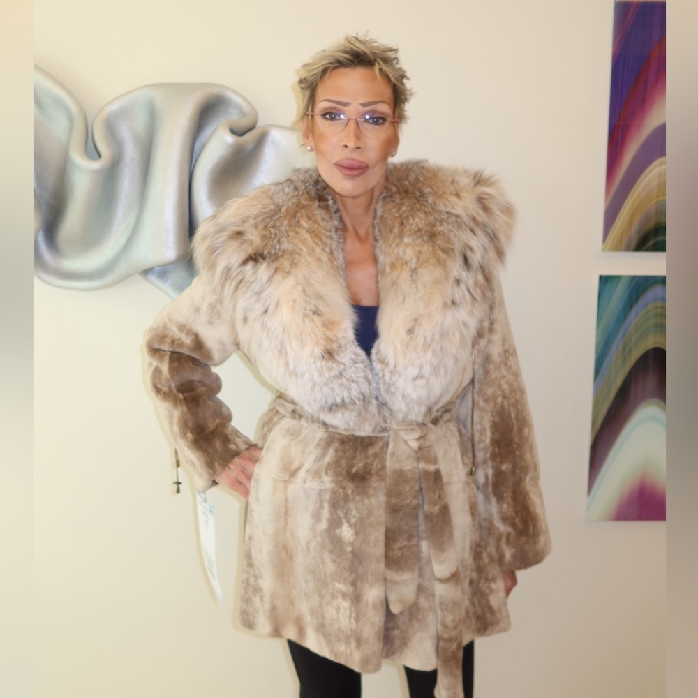 Schultz & M. Blaustein sheared mink fur coat